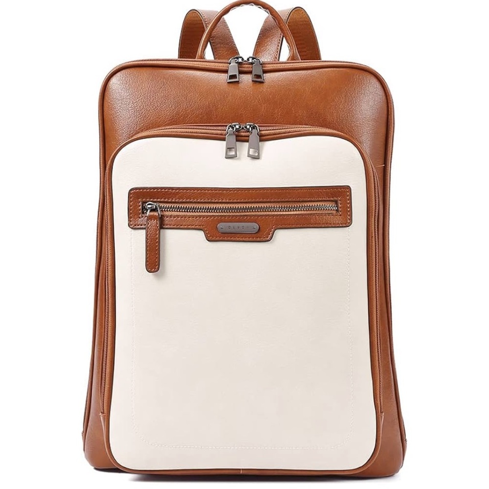 Cluci Leather Laptop Backpack
